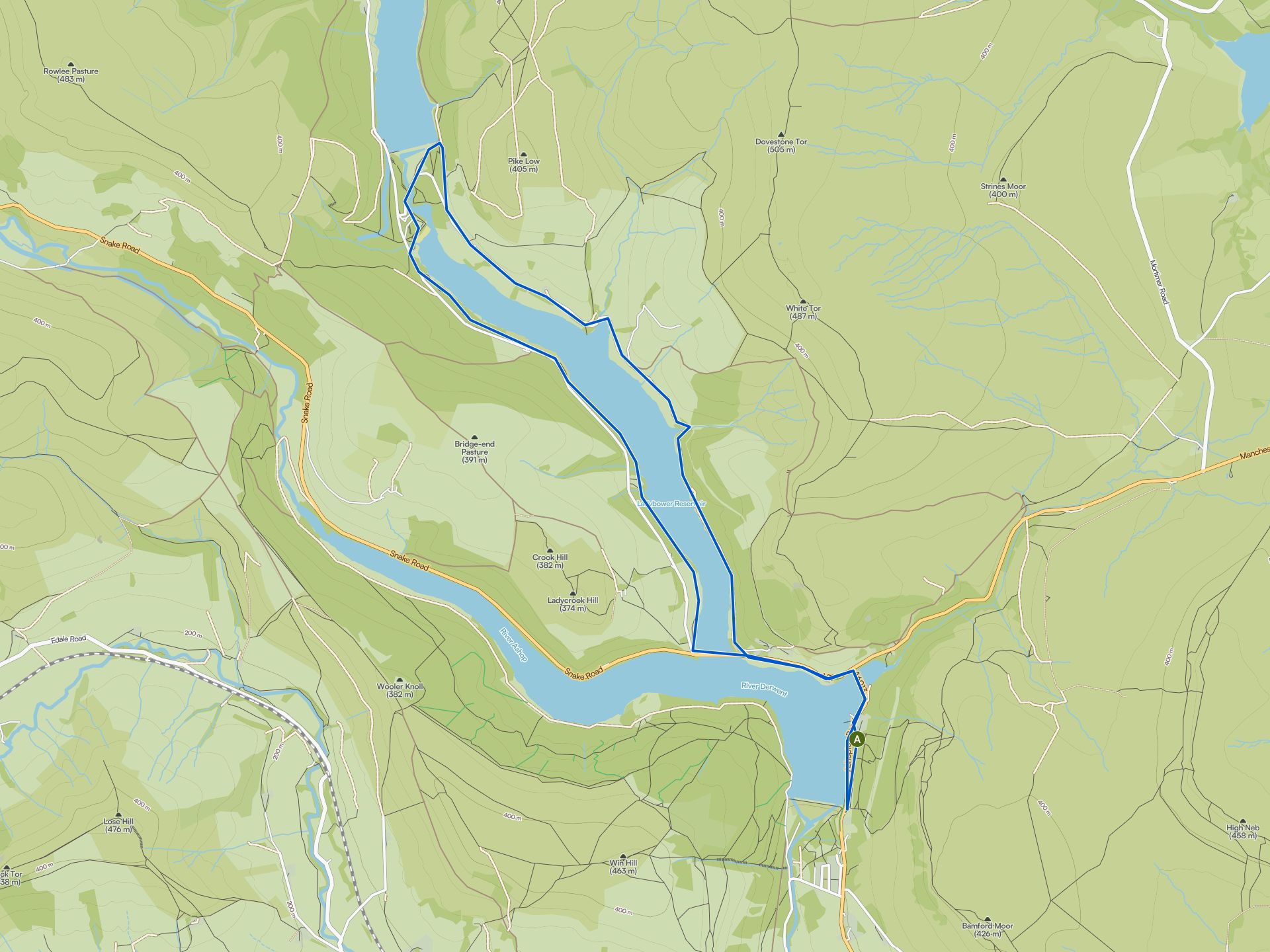 The best walks and hikes around Ladybower Reservoir | Komoot